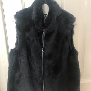 J.Crew faux fur vest